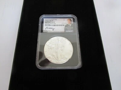 2020(P) Eagle S$1 Emergency Production Mint Error MS 69 Obverse  Moy Signature - Image 1 of 4