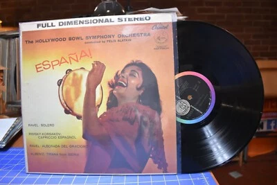 Slatkin Hollywood Bowl Espana! LP SP8357 Mono Capitol Stereo  - Image 1 of 2