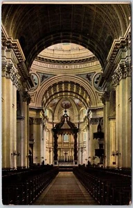 Interior Of St. James Cathedral Montreal Canada Parish Cathedral Postcard - Picture 1 of 2