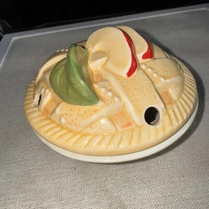 Vintage Mini Apple Pie Dish Trinket Dish / Aroma Dish - Picture 1 of 6