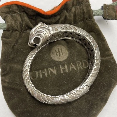 Brazalete John Hardy Plata Esterlina Palu Macan Tiger Kick Cuff 69.6g Foto 1 de 4