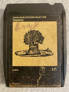 Vintage John Barleycorn Must Die Traffic 8 Track, Stereo 8 Cartridges, Tested - Picture 1 of 3
