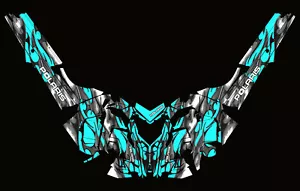 Wrap Graphics Kits VINYL DECALS Grapfix sticker 2016+ POLARIS AXYS Pro Street - Bild 1 von 8