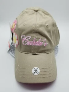 Cabelas NWT Pink Pale Flowers Hat Size Xs Youth 62  - Picture 1 of 4