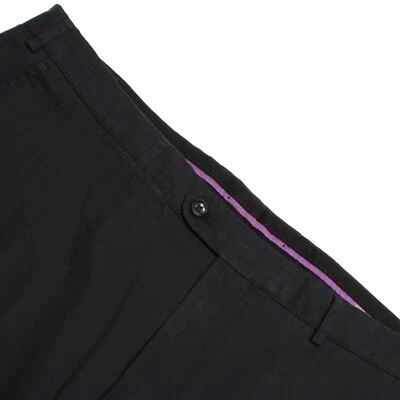 Hiltl NWT Cesano Chinos / Casual Pants Size 58 US 42 in Dark Blue Cotton Blend - Image 1 of 4