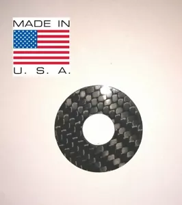 100% CARBON FIBER Toggle Switch Washer Ring for Gibson - Les Paul, SG, ES - Picture 1 of 12