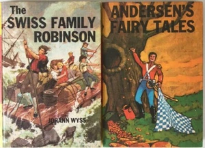2 Bancroft Classic Books The Swiss Family Robinson & Andersen’s Fairy Tales - Bild 1 von 5