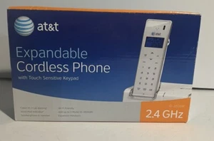 AT&T ID-2820W 2.4 GHz Single Line Cordless Phone White *BRAND NEW/SEALED* - Picture 1 of 8