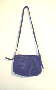 Vintage Liz Claiborne Black Leather Purse - Picture 1 of 8