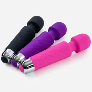 MASSAGGIATORE VIBRATORE CLITORIDE VAGINALE ANALE DILDO DONNA-UOMO VIBRANTE - Foto 1 di 22