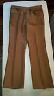 Vintage 1970’s Men's Levis Pants Tan Size 34x29 Polyester Made In USA