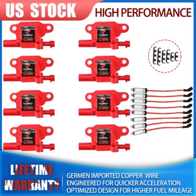 Bobina de encendido y cable de bujía para Chevrolet Silverado 3500HD 2008-2016 6,0 L-V8 Foto 1 de 4