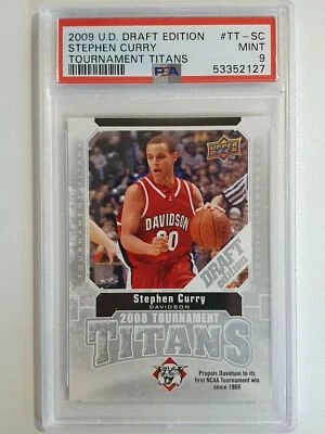 2009 Upper Deck Stephen Curry Rookie Titans #TT-SC - PSA 9 - Image 1 of 2