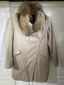 Blonde No. 8 Stockholm EDEL Parka Winter Jacke Mantel sandbeige Gr. 42 Echtpelz - Bild 1 von 9