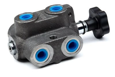 Metro Double Selector Valve, 6 Port, 2 Position, 20 GPM, SAE 6 Port Size, Knob - Image 1 of 4