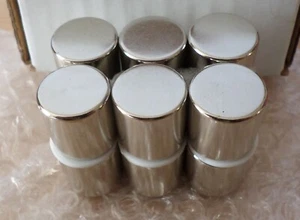 Lot (12) Neodymium Rare Earth Magnets 3/4" X 3/4" Grade N52 EXTREMELY POWERFUL - Picture 1 of 1