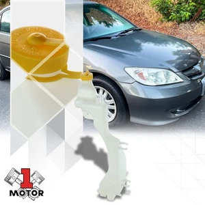 OE Style Coolant Overflow Reservoir Tank Bottle+Cap for 03-05 Honda Civic Hybrid - Bild 1 von 5