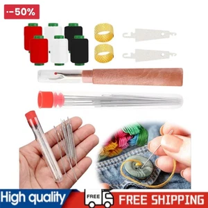 Juego de herramientas de costura 31/34/37 piezas agujas hilo manual herramienta de reparación kit de costura portátil - Imagen 1 de 14