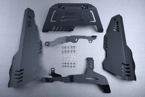 Sabot / Protection Moteur Aluminium Noir YAMAHA MT07 MT 07 MT-07 RM04 2014-2017 - Picture 1 of 10