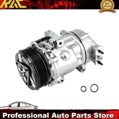 A/C Compressor with Clutch Fits 2003 2004 2005 2006 2007 2008 Pontiac Vibe 68282 - Image 1 of 4