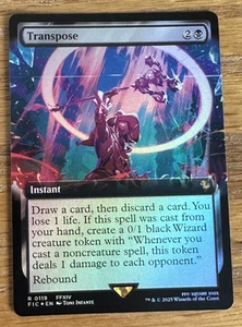 MTG Final Fantasy Commander, Transpose - Foil senza bordi - Foto 1 di 1