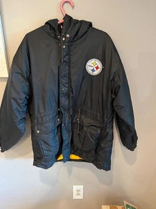 Pittsburgh Steelers Button/Zipper Large Parka NFL Game Day - Bild 1 von 18
