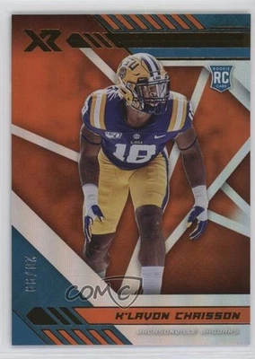 2020 Panini XR Rookie Orange /99 K'Lavon Chaisson #150 Rookie RC - Image 1 of 2