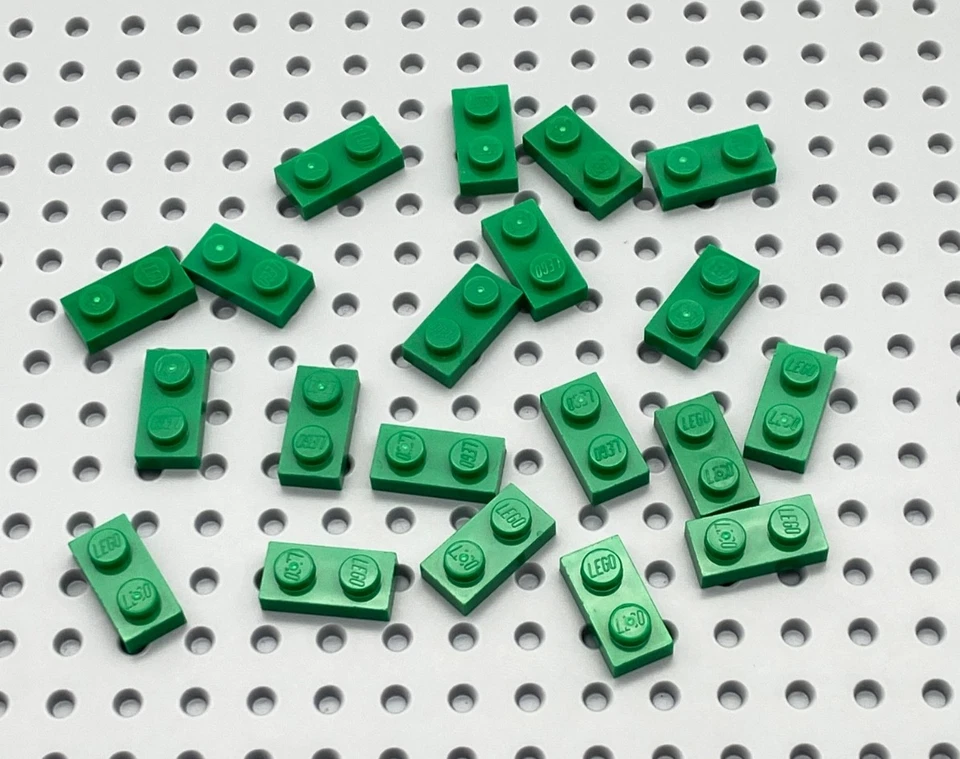 LEGO® 20x Platte Bauplatte 1x2 flach 3023 grün - Bild 1 von 1