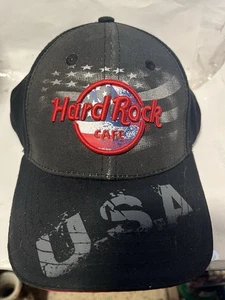 Hard Rock Tampa USA Black Embroidered Snapback Hat Cap Adjustable - Picture 1 of 5