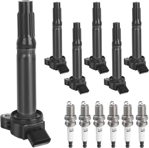 Ignition Coil Pack Spark Plugs Replacement for 3.5 V6 Toyota Sienna Avalon Ca... - Picture 1 of 9