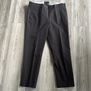 J Crew Navy Martie Fit Viscose Ankle Dress Pants Size Zip Black Size 8P - Picture 1 of 8