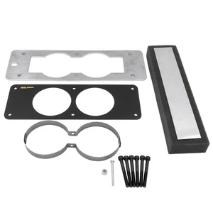 AutoMeter for 87-93 Ford Mustang Black Dual Gauge Cage - Picture 1 of 4