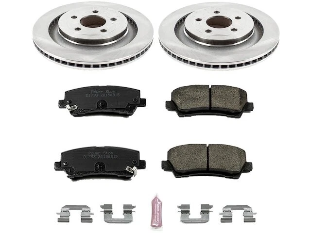 Kit de pastillas de freno trasero y rotor para Ford Mustang 2015-2023 2016 2017 2018 NV855VD Foto 1 de 1