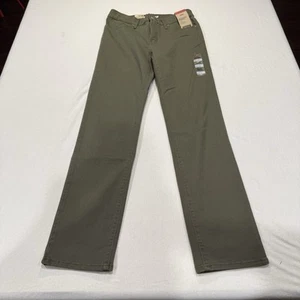 Levi's Classic Straight Fit Olivgrün Stretch Jeans Damen 29x32 - Bild 1 von 12