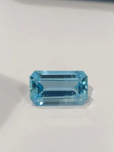 7.20 Cts A 100% NATURAL FABULOUS AND VERY BEAUTIFUL AQUAMARINE - Picture 1 of 8