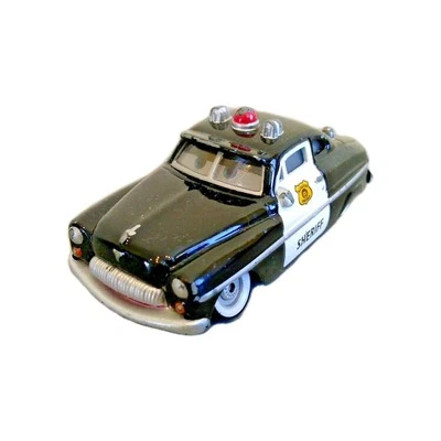 Disney Cars Sheriff Lenticolare Eyes Metallo 1/55 Pistone Cup Pick ‑ Up Molto ( - Immagine 1 di 4