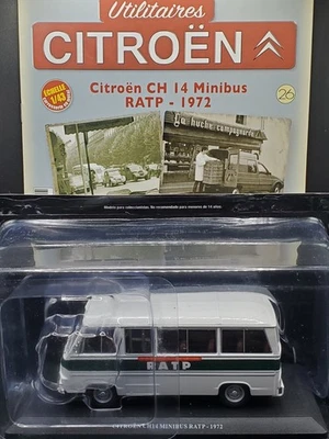 Citroen CH 14 Minibus RATP (1972) 1/43 Altaya NEUF - Photo 1/4