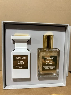 汤姆·福特 Soleil Blanc 香水 1.7 盎司 & 闪亮身体油 NEIGE & BLANC — 第 1/4 张图片