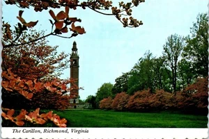 Carillon, World War I Memorial, Richmond, Virginia Postcard c1974 - Picture 1 of 2