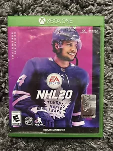 NHL 20 GOOD DISC Microsoft Xbox One Tested Working 2019 Hockey Toronto Purple CA - Picture 1 of 4