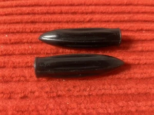 Vintage New Tricycle Bike Grips Black 3 3/16" x 1/2" Dia Fox Grips - Picture 1 of 4