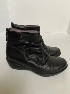 Dansko Leder Booties Stiefel Damen schwarz Biker Motorrad Motorrad Schuhe Größe 7,5 - Bild 1 von 8