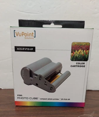 VuPoint Color Cartridge All in One Photo & Ink Cartridge Photo Cube IP-P10-VP - Image 1 of 4