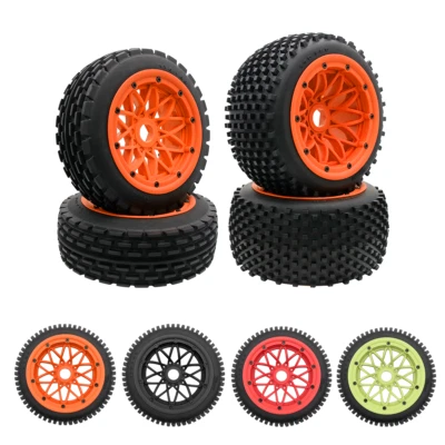 RC 1/5 Nylon Felgen Knobby Pin Spiked Desert Reifen für HPI Rovan Baja 5B SS KM - Bild 1 von 4