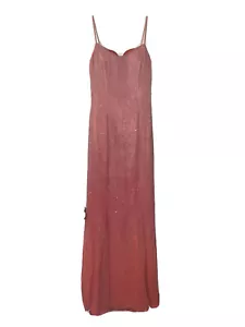 Ombre Beaded Pink/Coral Evening Gown Prom 2 XS Floor Length Gown - Picture 1 of 6