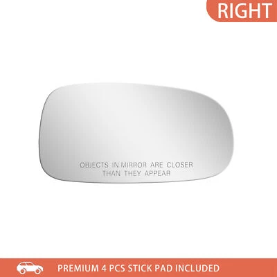 Mirror Glass For 2003-2007 Saab 9-5 2003-2011 Saab 9-3 Right Side Convex - Изображение 1 из 4