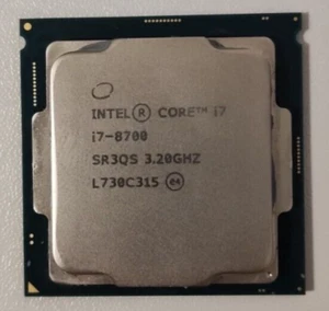 Intel Core i7-8700 Socket 1151 6 Core Desktop CPU 3.20GHz SR3QS - Picture 1 of 4