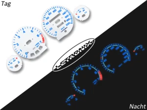 LETRONIX plasma speedometer speedometer discs EL-Dash Opel Corsa B Tigra 0-200 kmh - Picture 1 of 1