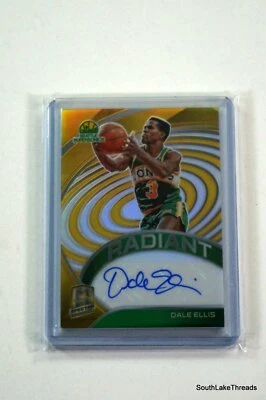 Dale Ellis 2020-21 Panini Spectra Radiant Signatures Gold #'d/10 Foto 1 de 3