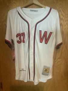 Nueva Camiseta 90 Aniversario Washington Senadores Negros Liga Negra MLB #199 - Imagen 1 de 11